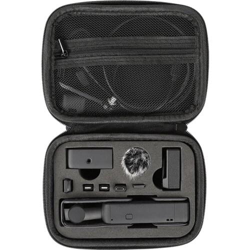 Pocket camera Portable case Handbag handle /transmitter/ adapter /Memory-card storage box for dji osmo pocket 2 camera