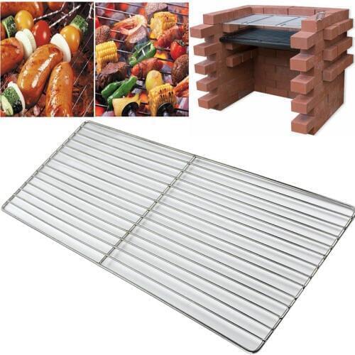 Non-Stick Barbecue Grilling Mats BBQ Stainless Steel ROD Replacement Cooking Grill Grid Grate For Outdoor Activities A4