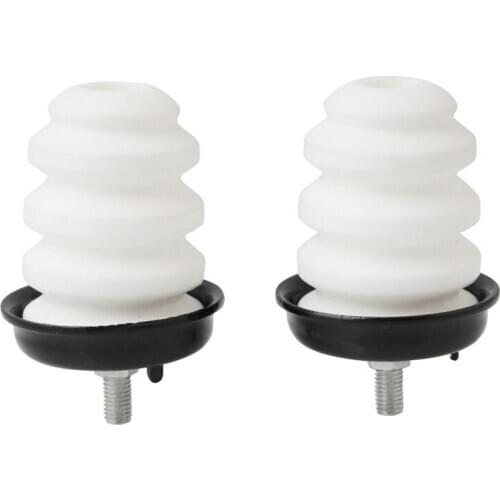 1 Pair Rubber Rear Frame Leaf Spring Bumper Bump Stop for 99-07 Silverado GMC 1500 15712438