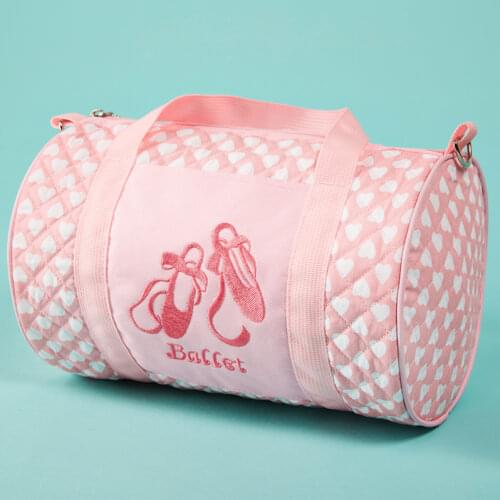 Pink Ballet Dance Bags, Girls Sports Dance Cross Body Bag, Kids Backpack, Girls Shoulder Bag, Handbags for Clothes Shoes Dress