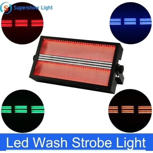 LED Super Strobe Light 3in1 DMX512 For Party Disco DJ Bar Light Show LED Wash Light