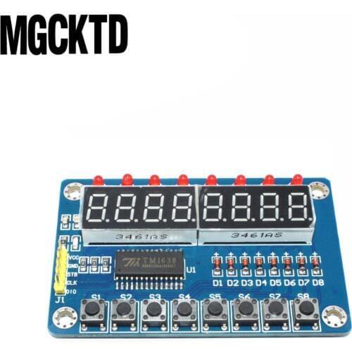 1pcs Key Display For AVR New 8-Bit Digital LED Tube 8-Bit TM1638 Module