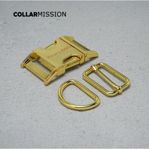 10pcs/lot(metal buckle+adjust buckle+D ring /set) 15mm 20mm 25mm 30mm We provide laser engraving service customize LOGO 4 colour