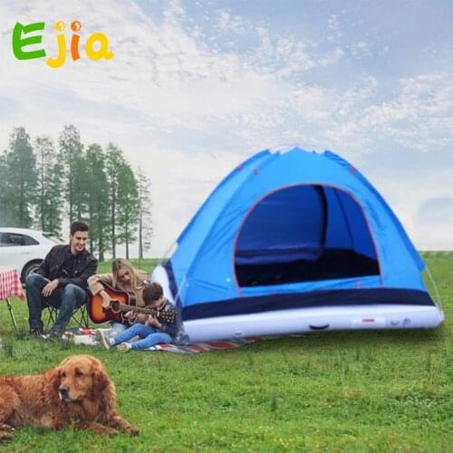 2-3 Person Outdoor Automatic Quick Open Tent Rainfly Waterproof Camping Tent Family Outdoor Instant Setup Tent With Pump