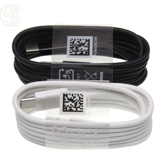 White black for Samsung Type C Cable 1.2m Fast Quick Charge Data For Samsung S8/S9/S8 Plus/A3 A5 A7 2017/Note 8 7 huawei 100pcs