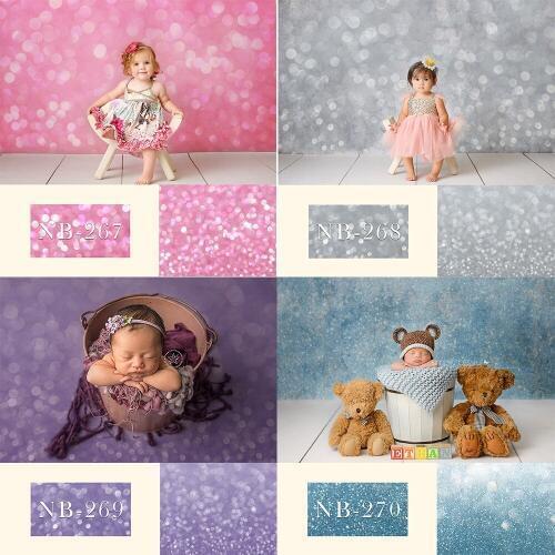 Glitter Newborn Baby Birthday Photography Backdrop for Photo Studio Children Portrait Background Shiny Character Photocall
