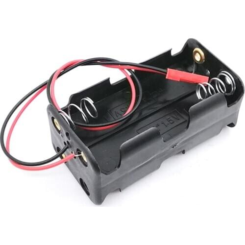 1pcs Receiver Battery Case Box 4 x AA Battery Insert Compartment for 1/8 1/10 RC Model HSP S213