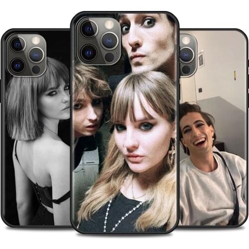 Phone Case For iPhone 12 11 Pro XR Max XR X 8 7 6s 6 Plus SE2020 Black Cover TPU Funda Maneskin Damiano David