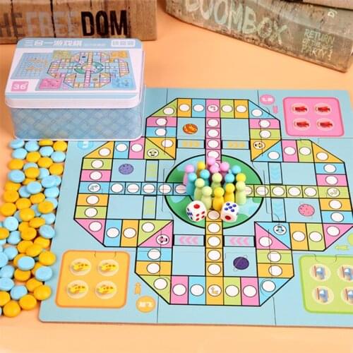 Children toys board games multifunctional checkers flying chess parent-child interactive board educational early education toys