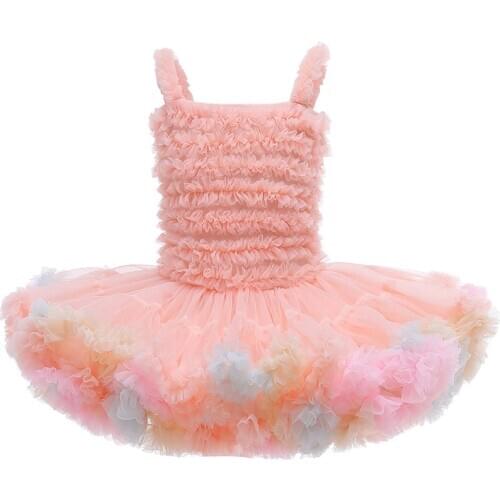 Girls Dress Tutu Dress Baby Girls Birthday Party Clothing Elegant Wear Princess Flower Dress Kids Vestidos