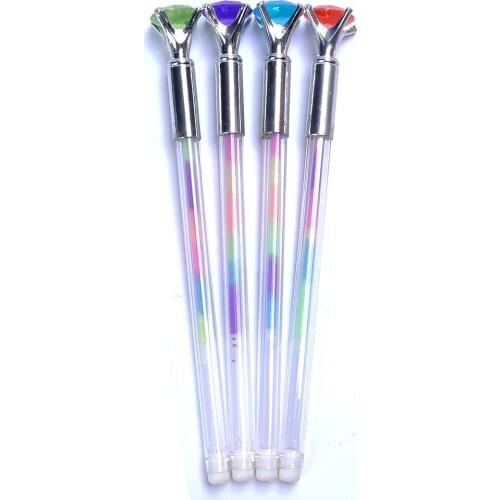 1PCKawaii gel Pen Big Gem With Large Diamond Magical Pen Fashion School Office Supplies Students Gift Award