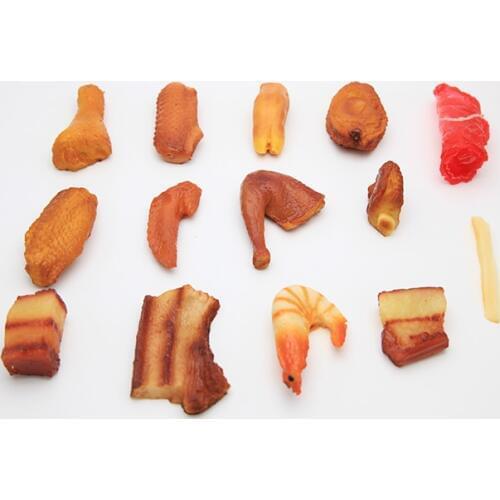 Simulated Plastic Model Of Food Meat Chicken Leg Shot Decoration Materials Props Baby Play Toy Kitchen Toys Set Unisex 2021