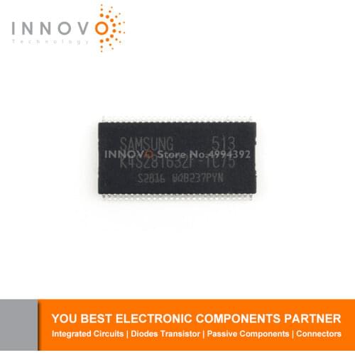 INNOVO 5pcs/lot K4S281632D-TI75 K4S281632F-TC75 K4S281632O-LC75 TSOP54 Free shipping New original
