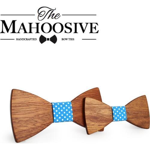 Mahoosive Wooden bow tie corbata boda corbatas ties for men kids necktie bowtie gravata casamento