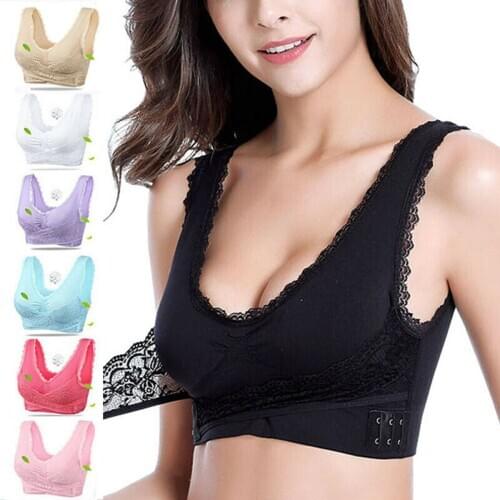 2020 New Arrival Ladies Solid Color U-neck Sleeveless Spaghetti Strap Bra Female Sport Bra Underwear Nightwear Sleepwear)