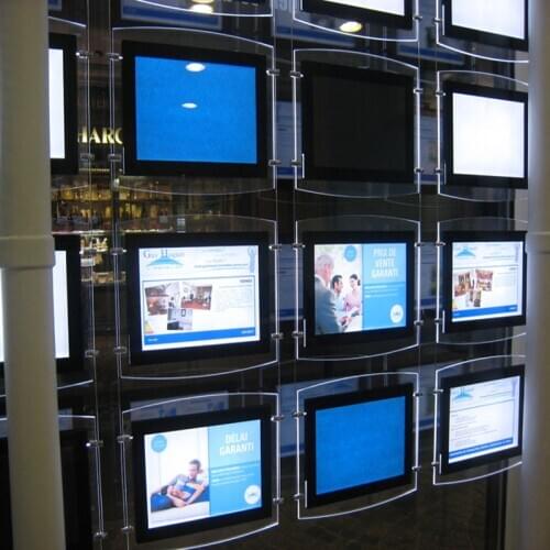 A4 Suspended Illuminated LED Window Displays for Retail - Display Light Boxes Single Side (10unit/Pack)