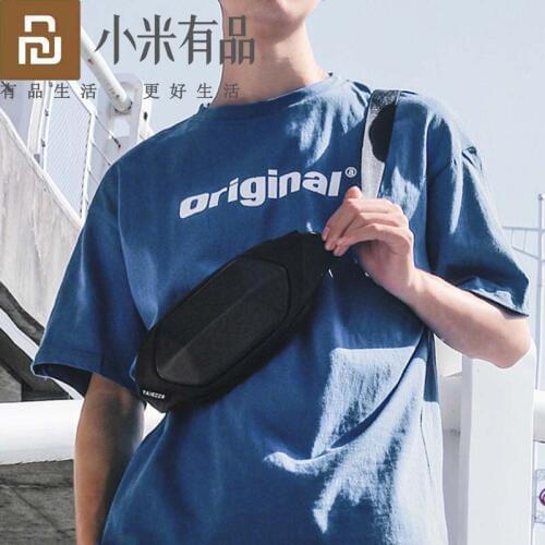 Youpin Tajezzo Casual Waterproof Waist Bags Fashion Outdoor Travel Crossbody Chest Bags Hip Bag Belt Bag Men Women Sports Pack
