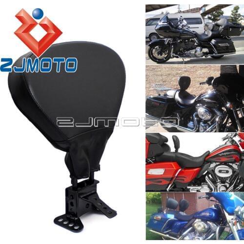 Motorcycle Adjustable Driver Rider Backrest For Harley Touring 2009-2019 Road King Street Glide Electra Road Glide Backrest Pad