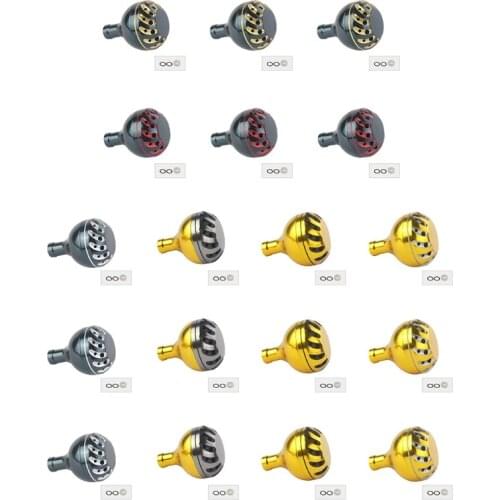 Fishing Handle Knob Alluminum Alloy 30mm 35mm 38mm Bearing Baitcasting Fishing Reel Rocker Tool Dropship