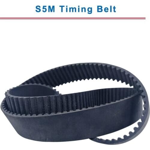 S5M Timing Belt with circular teeth 5M-850/860/865/870/880/890/900/905 belt width 15/20/25mm teeth pitch 5mm