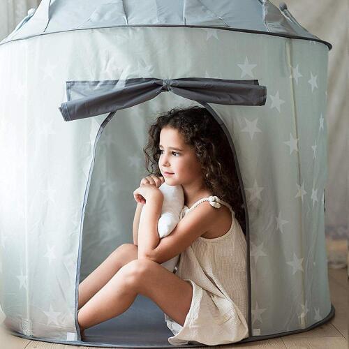 Foldable Portable Princess Castle Tulle Children Kids Game Play Tent Creative Develop Outdoor Indoor Yurt Castle Playhouse toys