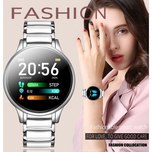 LIGE Ladies Smart Watch Women Blood Pressure Heart Rate Monitor Fitness tracker Reloj Inteligente Sports Woman smartwatch Band