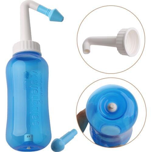 Adults Children Nose Wash System Clean Sinus Allergies Nasal Pressure Neti pot