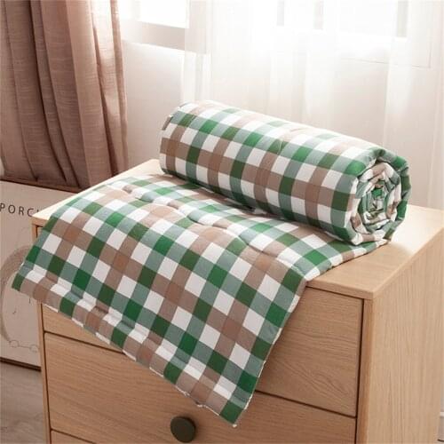 New Grade Knitted Cotton Summer Child thin Quilt boys and girls fresh student dormitory summer air conditioner quilt comforter