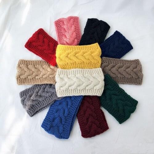 Knitted Headband For Women Winter Ear Warmer Headband Lady Fashion Elastic Headwear Hairband Elegant Hair Band Hair Accessories