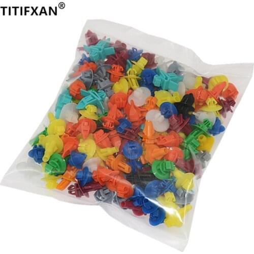 100PCS Mixed Car Wheel Arch Fender Fasteners Clips For Toyota Land Cruiser Prado 4Runner FJ Cruiser Highlander Prius Rivet