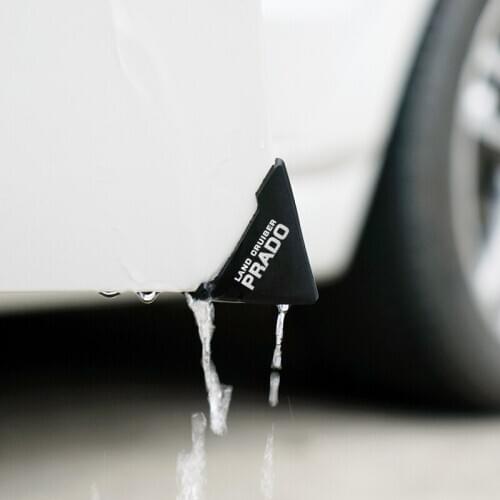 2PCS Silicone Car Door Corner Cover Bumper Anti-Scratch Protector for Toyota prado land cruiser accessories car styling