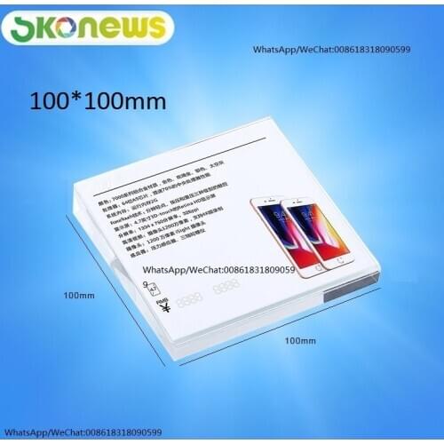 5 pcs Mobile Phone Table Clear Advertising Sign Display Stand Acrylic Menu Price Tag Base Holder