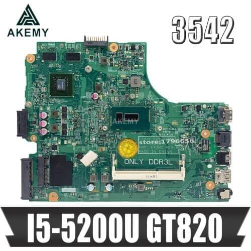 AKemy For DELL 3543 For DELL 3443 motherboard 13269-1 PWB FX3MC REV A00 motherboard I5-5200u GT820 with graphics card work 100