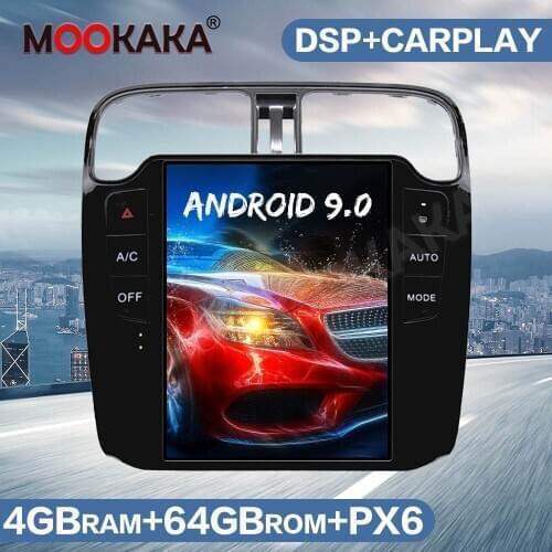 Tesla Vertical Screen Android 9.0 64G Car GPS Navigation Multimedia Player For Volkswagen VW Polo 2012-2018 Auto Radio Head Unit