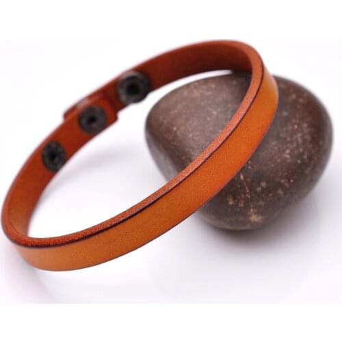 Surfer Fashion Genuine Leather Bracelet Cuff Wristband Single Wrap Men Women