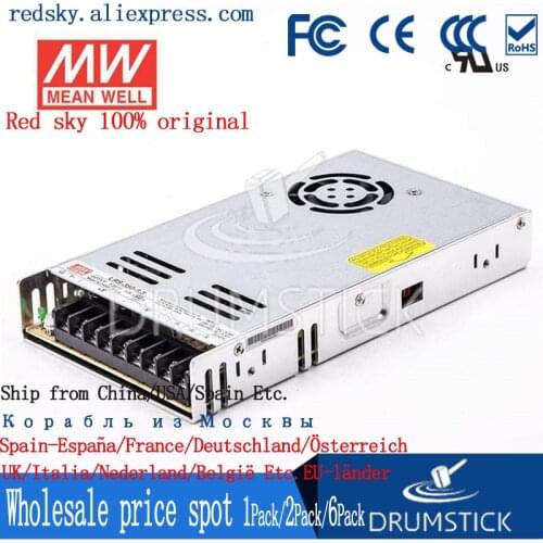 Steady MEAN WELL LRS-350-3.3 3.3V 60A meanwell LRS-350 3.3V 198W Single Output Switching Power Supply
