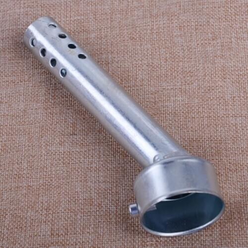Motorcycle 48mm Exhaust Pipe Muffler Silencer Angled Insert Baffle Bend DB Killer Universal Adjustable