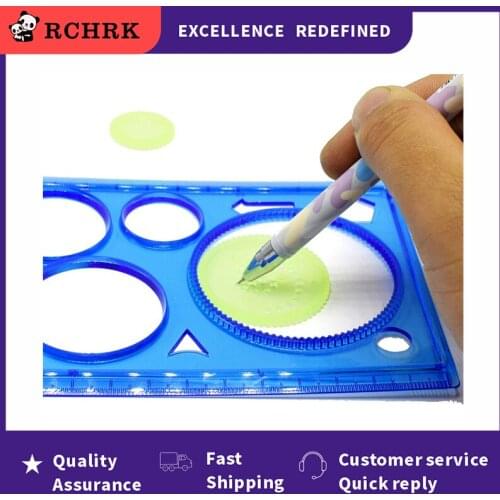 Painting Multi-function Puzzle Spirograph Geometric Ruler Drafting Tools For Students Drawing Toys Children Learning Art Tool