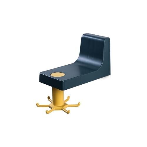 Kitchen rotating hook wall hanging free punching spatula spoon shovel rack kitchenware storage rack