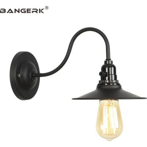 Loft Industrial Vintage Wall Light LED Edison Sconces Switch Black Iron Antique Wall Lamp Home Decor Indoor Lighting Wandlamp
