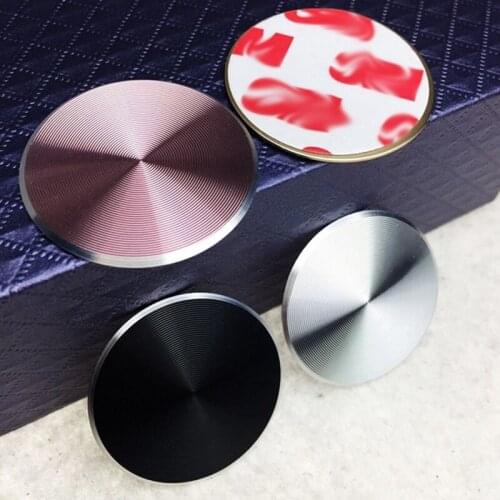 CD Style Aluminum Alloy Iron Sheets With Ahesive Magnetic Disk Metal Plate for Magnetic Car Phone Holder