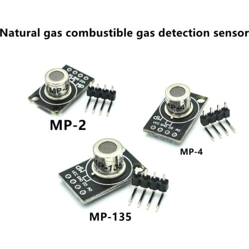 MP-2 MP-4 MP-135 Air quality, smoke, natural gas, combustible gas detection sensor module