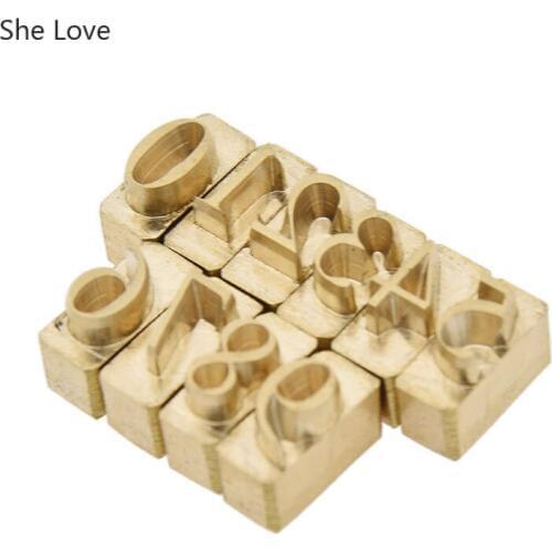 Chzimade Alphabet Number Leather Stamp Set Mold For Stamp Press Cutter Punching Hand Tool Diy Leather Cutting Craft