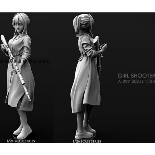 75MM Resin model kits figure beauty colorless and self-assembled A-297