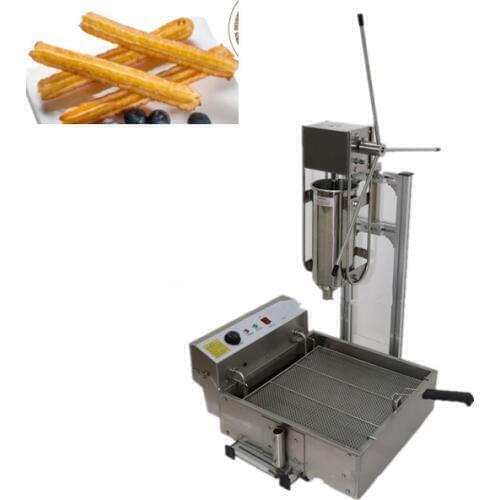 New design hot sale popular spanish snack food machine churros machine churros maker with 6 churros mould