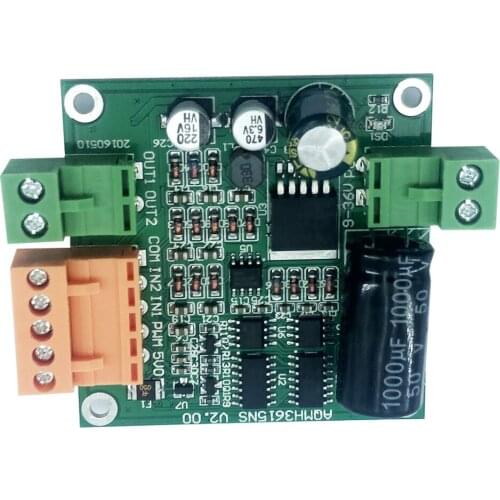 12/24/36V 360W high-power DC motor drive board/module H-bridge forward and reverse can be full PWM