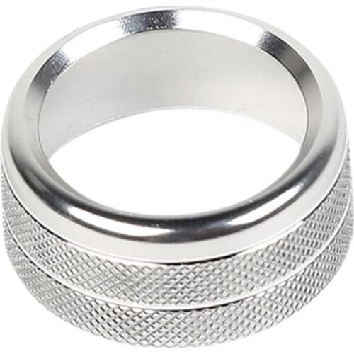 Car Rearview Mirror Control Adjustment Switch Trim Ring Cover Aluminium Accessories for Ford Mustang 2009-2013