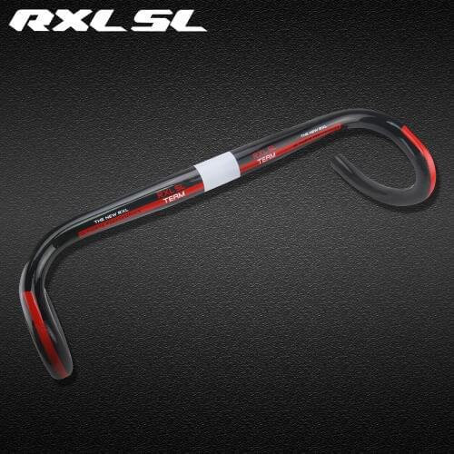 RXL SL Bicycle Carbon Road Handlebar ultralight UD Gloss Handlebars bike handle Bent Bars 380/400/420/440 Road Bicycle Handlebar