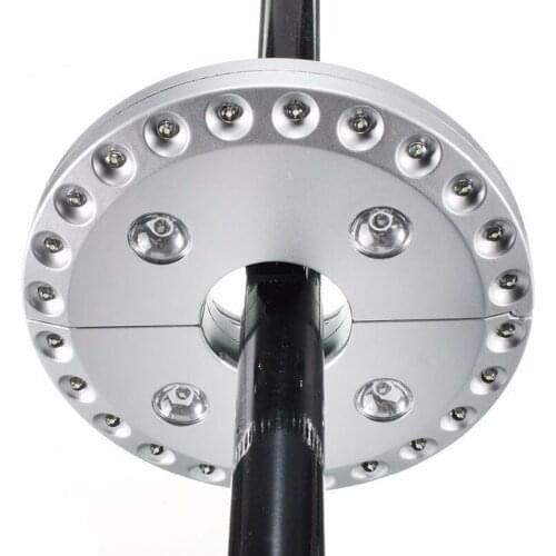 Patio Umbrella Light 3 Brightness Modes Cordless 28 LED Lights At 200 Lumens 4 AA Battery For Camping Tents Or Outdoor Use