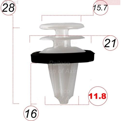 20pcs12mm ATV Motorcycle Accessories Nylon Fairing Trim Panel Fasteners Clip Rivets For Honda Yamaha Suzuki Kawasaki